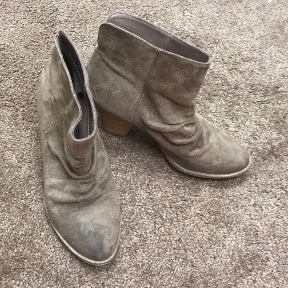 Tan booties